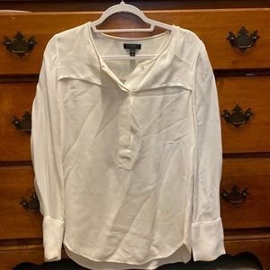 Classic Jcrew cream suit blouse